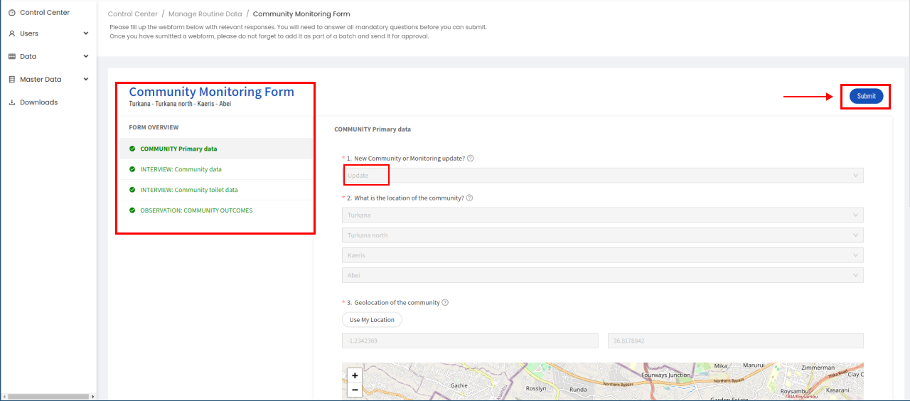 Monitoring data step-3